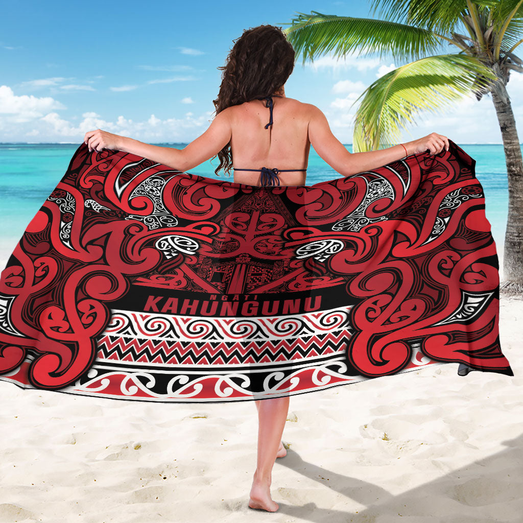 Aotearoa Iwi Ngati Kahungunu Sarong Maori Wharenui House Tribal Pattern