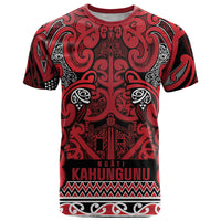 Aotearoa Iwi Ngati Kahungunu T Shirt Maori Wharenui House Tribal Pattern