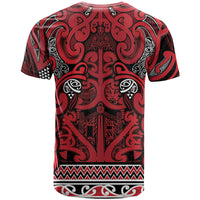 Aotearoa Iwi Ngati Kahungunu T Shirt Maori Wharenui House Tribal Pattern