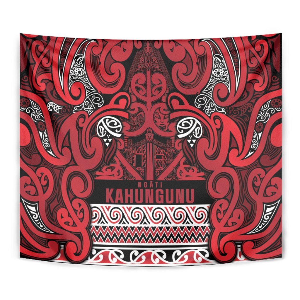 Aotearoa Iwi Ngati Kahungunu Tapestry Maori Wharenui House Tribal Pattern