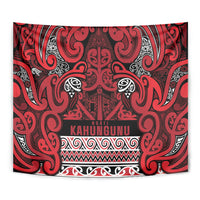 Aotearoa Iwi Ngati Kahungunu Tapestry Maori Wharenui House Tribal Pattern