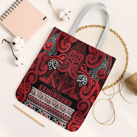 Aotearoa Iwi Ngati Kahungunu Tote Bag Maori Wharenui House Tribal Pattern
