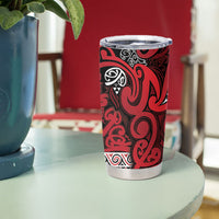 Aotearoa Iwi Ngati Kahungunu Tumbler Cup Maori Wharenui House Tribal Pattern