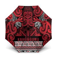 Aotearoa Iwi Ngati Kahungunu Umbrella Maori Wharenui House Tribal Pattern