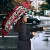 Aotearoa Iwi Ngati Kahungunu Umbrella Maori Wharenui House Tribal Pattern