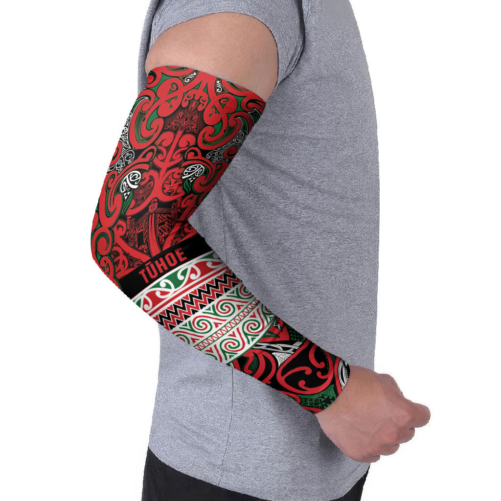 Aotearoa Iwi Tuhoe Arm Sleeves Maori Wharenui House Tribal Pattern