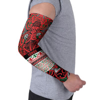 Aotearoa Iwi Tuhoe Arm Sleeves Maori Wharenui House Tribal Pattern