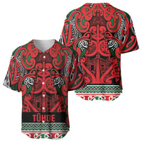 Aotearoa Iwi Tuhoe Baseball Jersey Maori Wharenui House Tribal Pattern