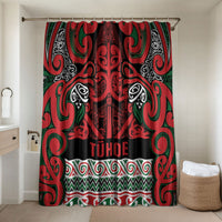 Aotearoa Iwi Tuhoe Bathroom Set Maori Wharenui House Tribal Pattern