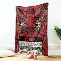 Aotearoa Iwi Tuhoe Blanket Maori Wharenui House Tribal Pattern