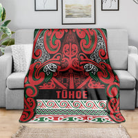 Aotearoa Iwi Tuhoe Blanket Maori Wharenui House Tribal Pattern