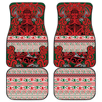 Aotearoa Iwi Tuhoe Car Mats Maori Wharenui House Tribal Pattern