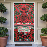 Aotearoa Iwi Tuhoe Door Cover Maori Wharenui House Tribal Pattern