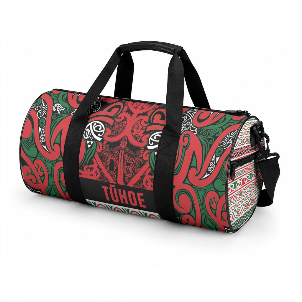 Aotearoa Iwi Tuhoe Duffle Bag Maori Wharenui House Tribal Pattern