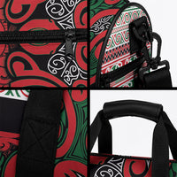 Aotearoa Iwi Tuhoe Duffle Bag Maori Wharenui House Tribal Pattern