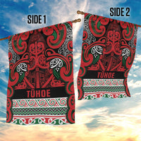 Aotearoa Iwi Tuhoe Garden Flag Maori Wharenui House Tribal Pattern