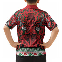 Aotearoa Iwi Tuhoe Hawaiian Shirt Maori Wharenui House Tribal Pattern