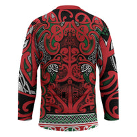 Aotearoa Iwi Tuhoe Hockey Jersey Maori Wharenui House Tribal Pattern
