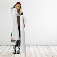 Aotearoa Iwi Tuhoe Hooded Blanket Maori Wharenui House Tribal Pattern