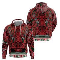 Aotearoa Iwi Tuhoe Hoodie Maori Wharenui House Tribal Pattern