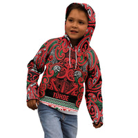 Aotearoa Iwi Tuhoe Kid Hoodie Maori Wharenui House Tribal Pattern