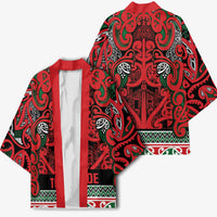Aotearoa Iwi Tuhoe Kimono Maori Wharenui House Tribal Pattern