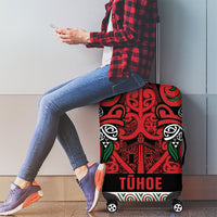 Aotearoa Iwi Tuhoe Luggage Cover Maori Wharenui House Tribal Pattern