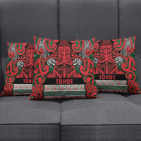 Aotearoa Iwi Tuhoe Pillow Cover Maori Wharenui House Tribal Pattern