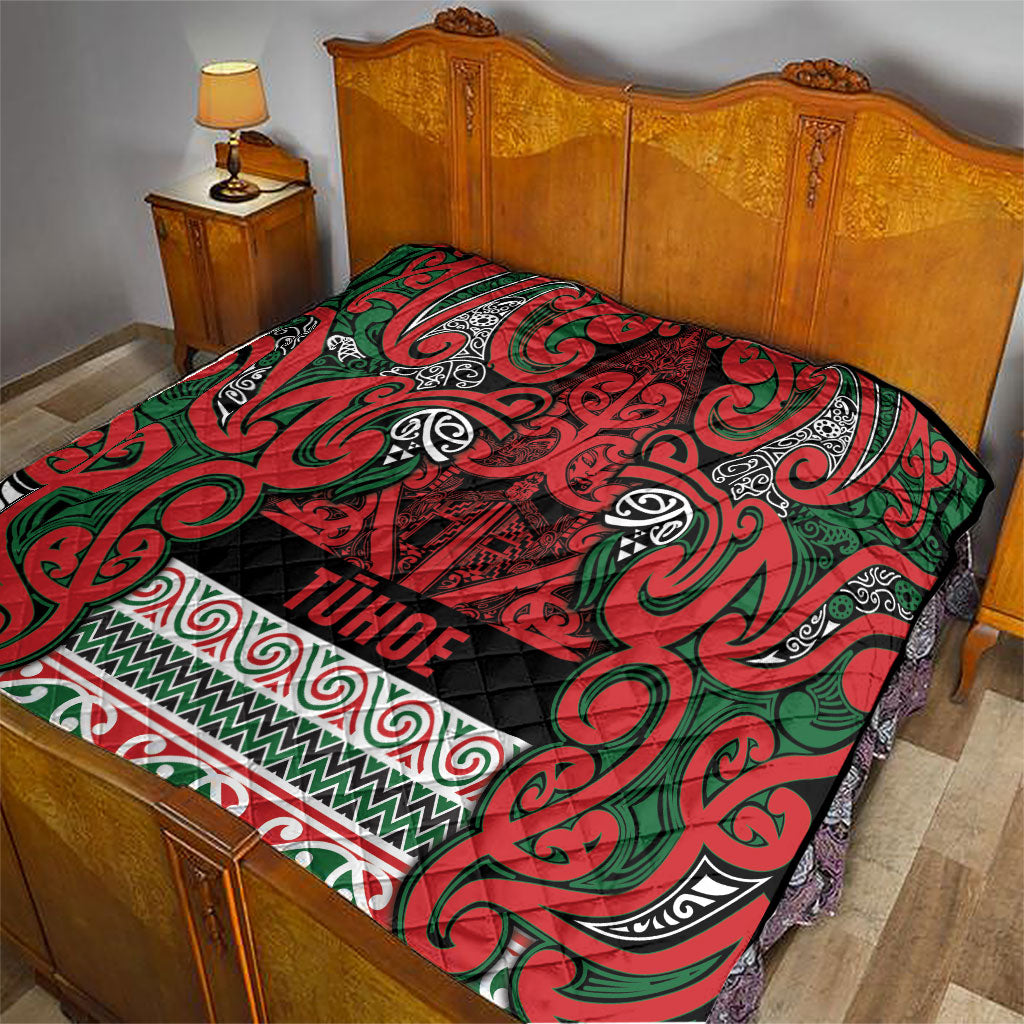 Aotearoa Iwi Tuhoe Quilt Maori Wharenui House Tribal Pattern