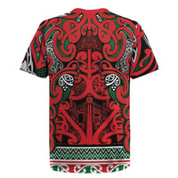Aotearoa Iwi Tuhoe Rugby Jersey Maori Wharenui House Tribal Pattern