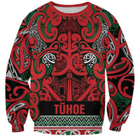 Aotearoa Iwi Tuhoe Sweatshirt Maori Wharenui House Tribal Pattern