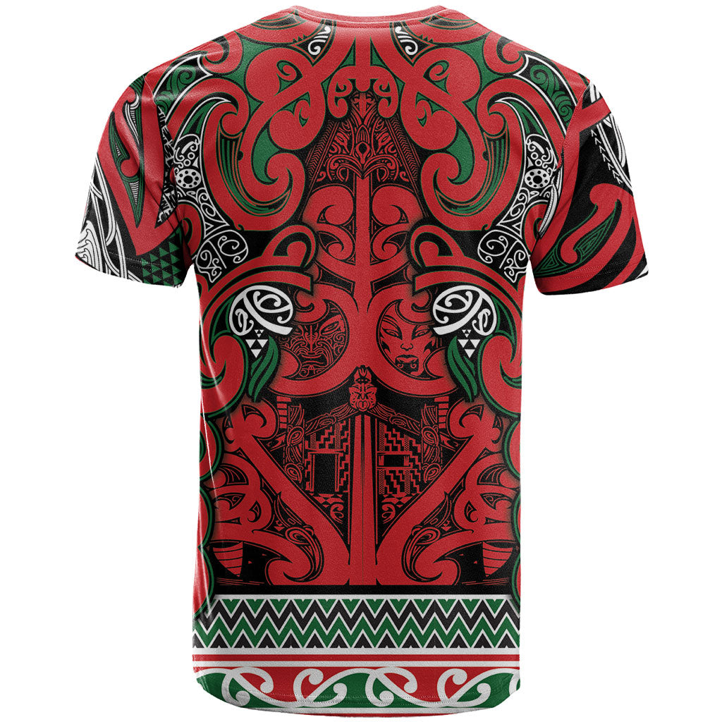 Aotearoa Iwi Tuhoe T Shirt Maori Wharenui House Tribal Pattern