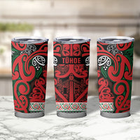 Aotearoa Iwi Tuhoe Tumbler Cup Maori Wharenui House Tribal Pattern
