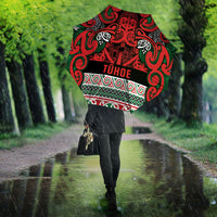 Aotearoa Iwi Tuhoe Umbrella Maori Wharenui House Tribal Pattern