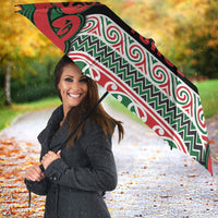 Aotearoa Iwi Tuhoe Umbrella Maori Wharenui House Tribal Pattern