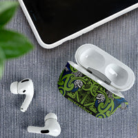 Aotearoa Iwi Whakatohea AirPods Case Maori Wharenui House Tribal Pattern
