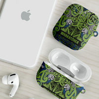 Aotearoa Iwi Whakatohea AirPods Case Maori Wharenui House Tribal Pattern
