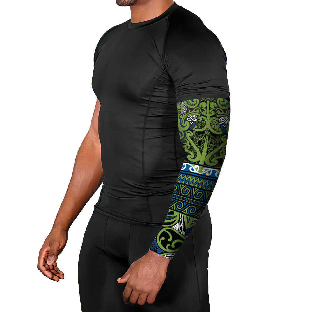 Aotearoa Iwi Whakatohea Arm Sleeves Maori Wharenui House Tribal Pattern