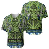 Aotearoa Iwi Whakatohea Baseball Jersey Maori Wharenui House Tribal Pattern