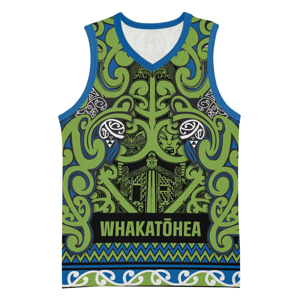 Aotearoa Iwi Whakatohea Basketball Jersey Maori Wharenui House Tribal Pattern LT9 Unisex Olive green - Polynesian Pride
