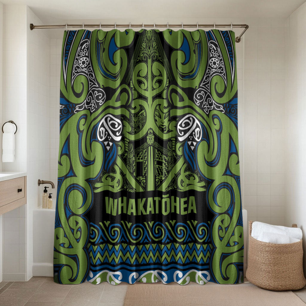 Aotearoa Iwi Whakatohea Bathroom Set Maori Wharenui House Tribal Pattern
