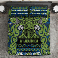 Aotearoa Iwi Whakatohea Bedding Set Maori Wharenui House Tribal Pattern