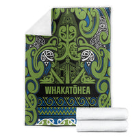 Aotearoa Iwi Whakatohea Blanket Maori Wharenui House Tribal Pattern