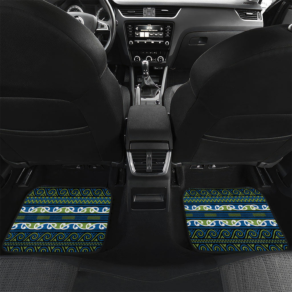 Aotearoa Iwi Whakatohea Car Mats Maori Wharenui House Tribal Pattern