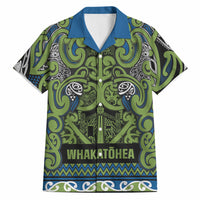 Aotearoa Iwi Whakatohea Hawaiian Shirt Maori Wharenui House Tribal Pattern