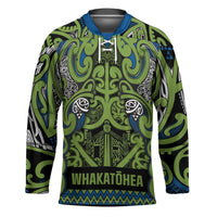 Aotearoa Iwi Whakatohea Hockey Jersey Maori Wharenui House Tribal Pattern