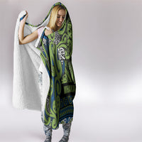 Aotearoa Iwi Whakatohea Hooded Blanket Maori Wharenui House Tribal Pattern