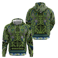 Aotearoa Iwi Whakatohea Hoodie Maori Wharenui House Tribal Pattern