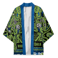 Aotearoa Iwi Whakatohea Kimono Maori Wharenui House Tribal Pattern
