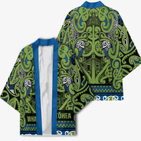 Aotearoa Iwi Whakatohea Kimono Maori Wharenui House Tribal Pattern